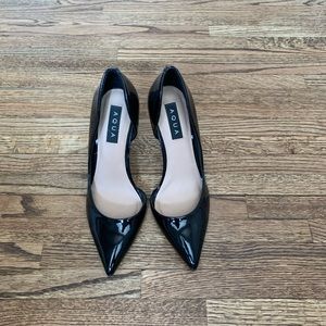 Aqua ✨ Black Pointed Heel